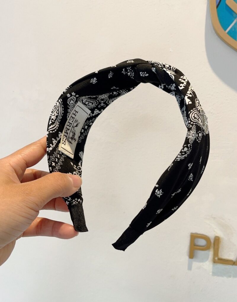 Hermes Hairband Black For Women
