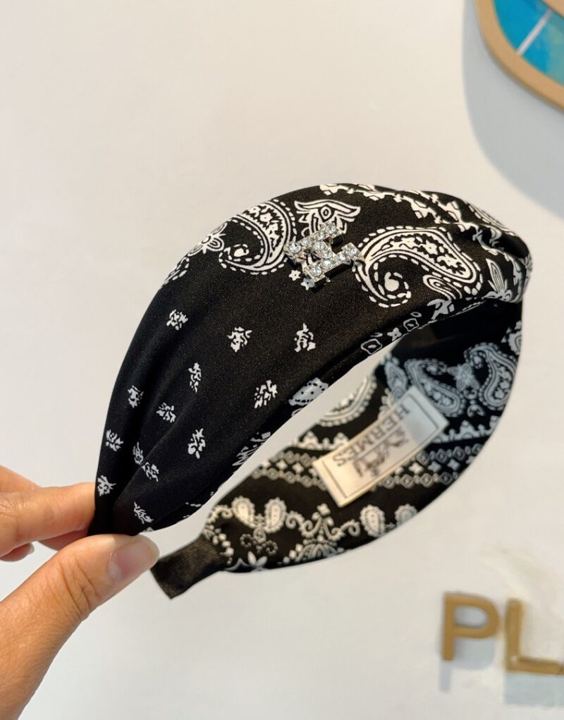 Hermes Hairband Black For Women