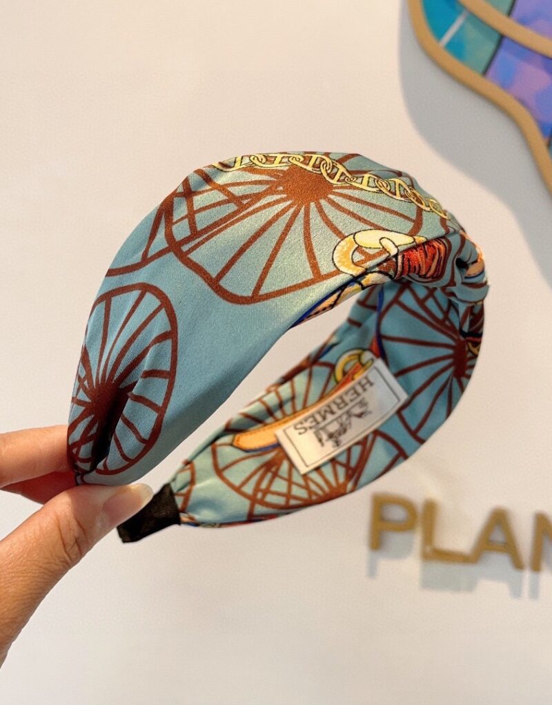 Hermes Hairband Blue For Women