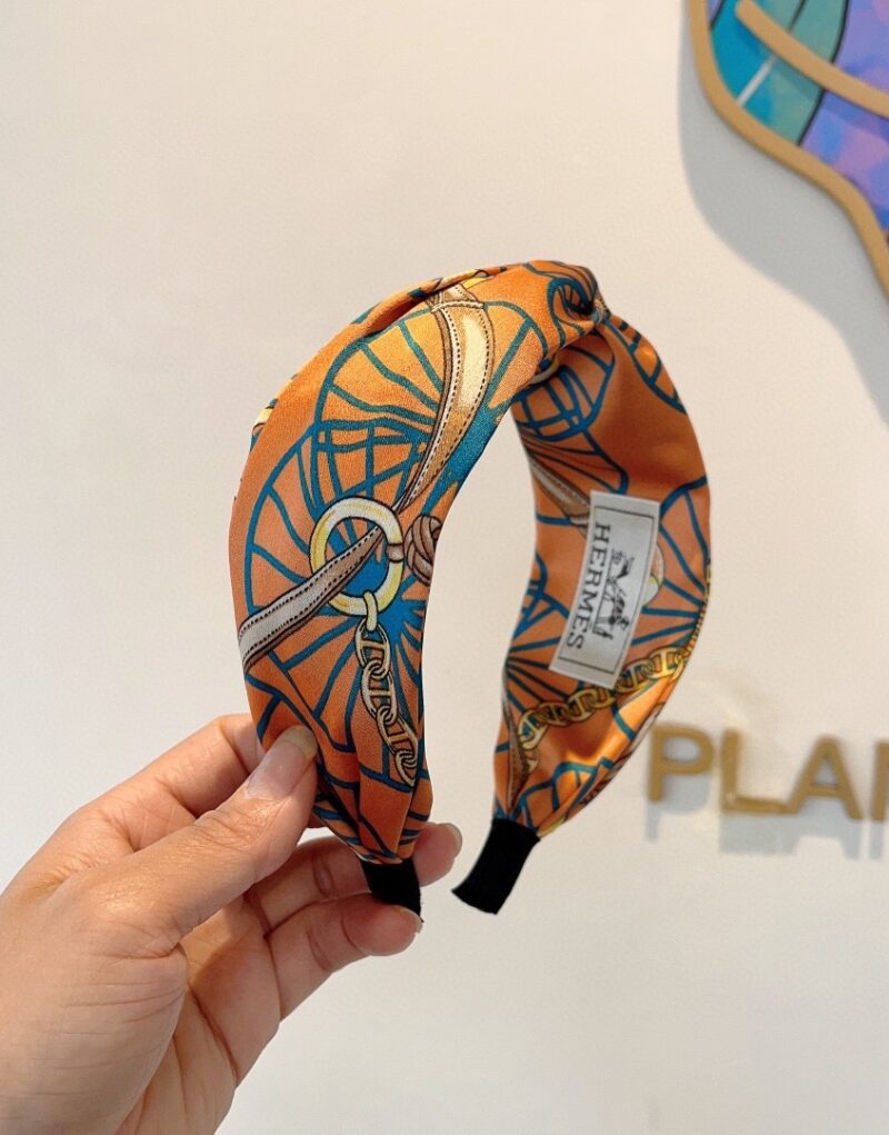 Hermes Hairband Orange For Women