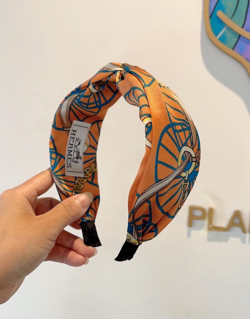 Hermes Hairband Orange For Women
