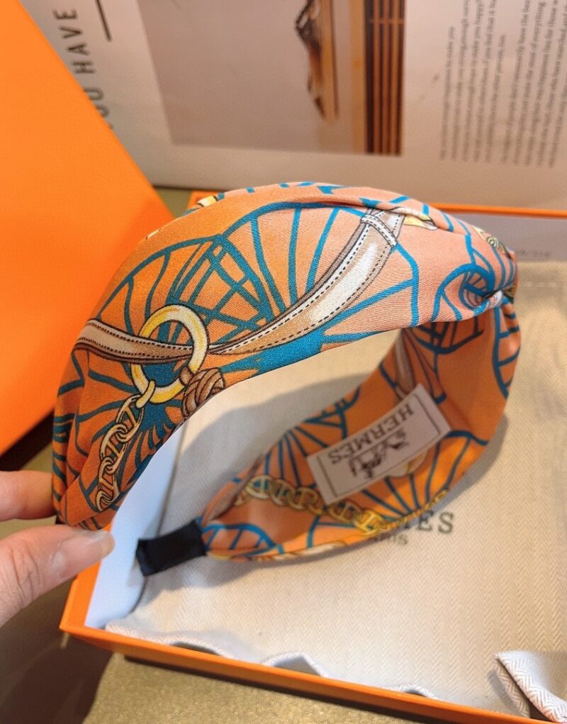 Hermes Hairband Orange For Women