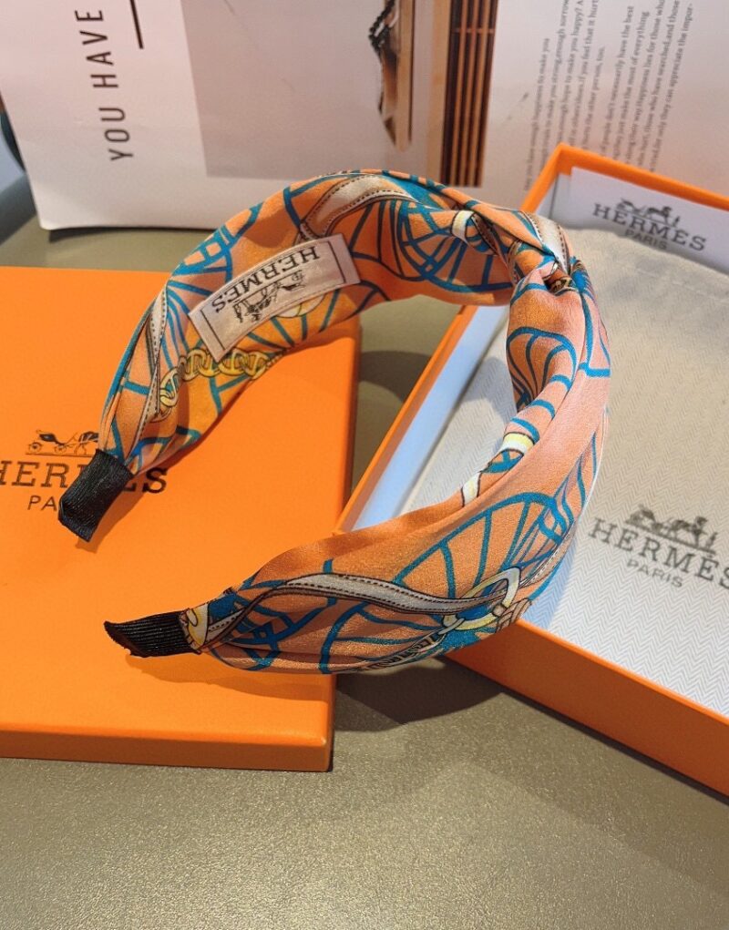 Hermes Hairband Orange For Women