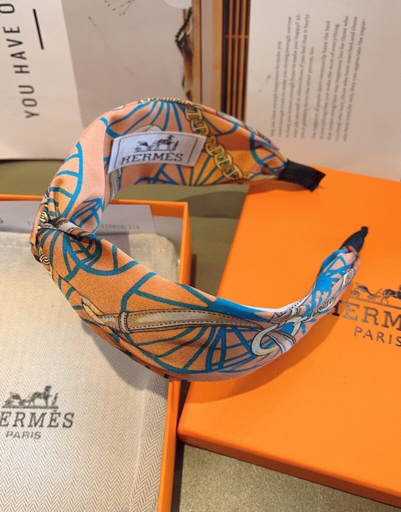 Hermes Hairband Orange For Women
