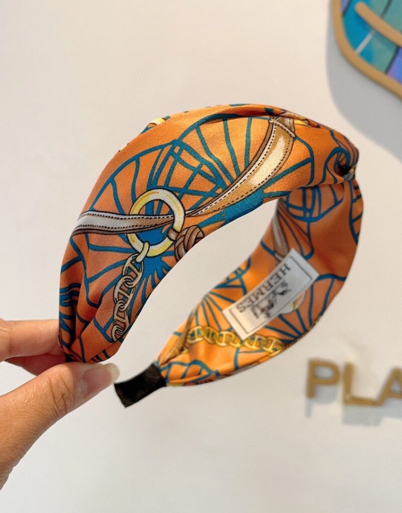 Hermes Hairband Orange For Women