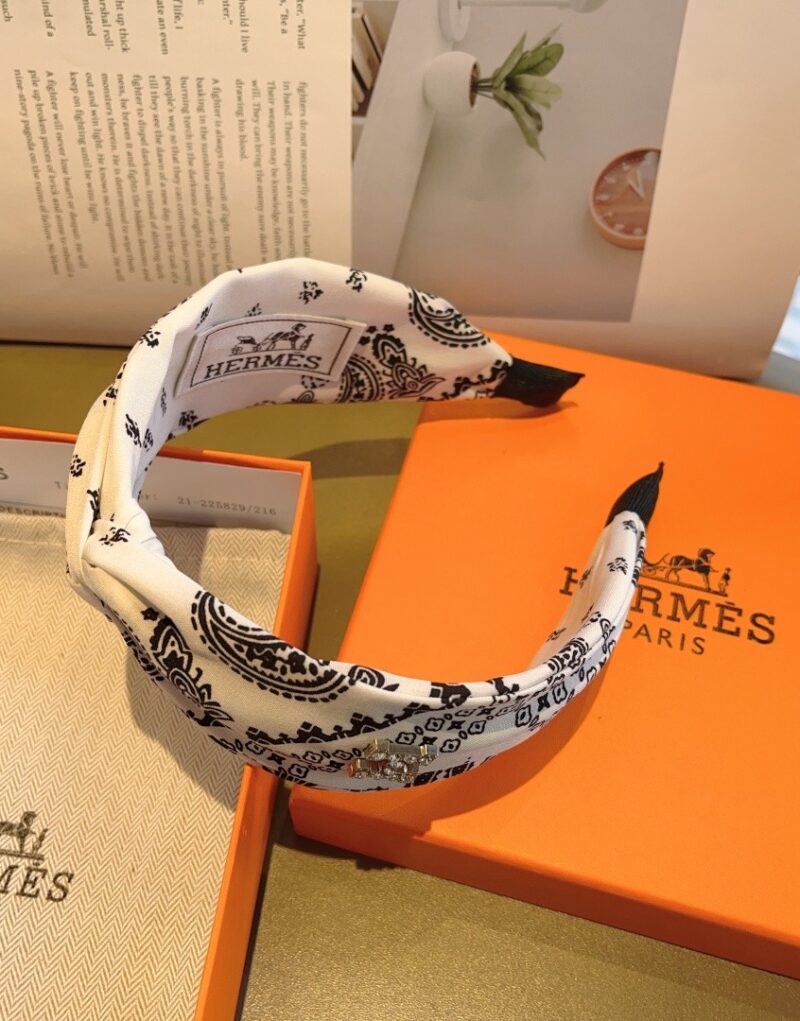 Hermes Hairband White For Women