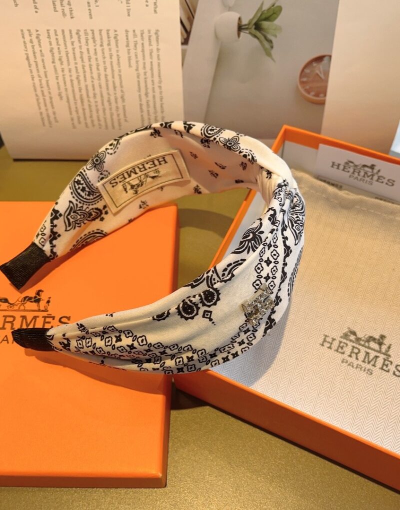 Hermes Hairband White For Women