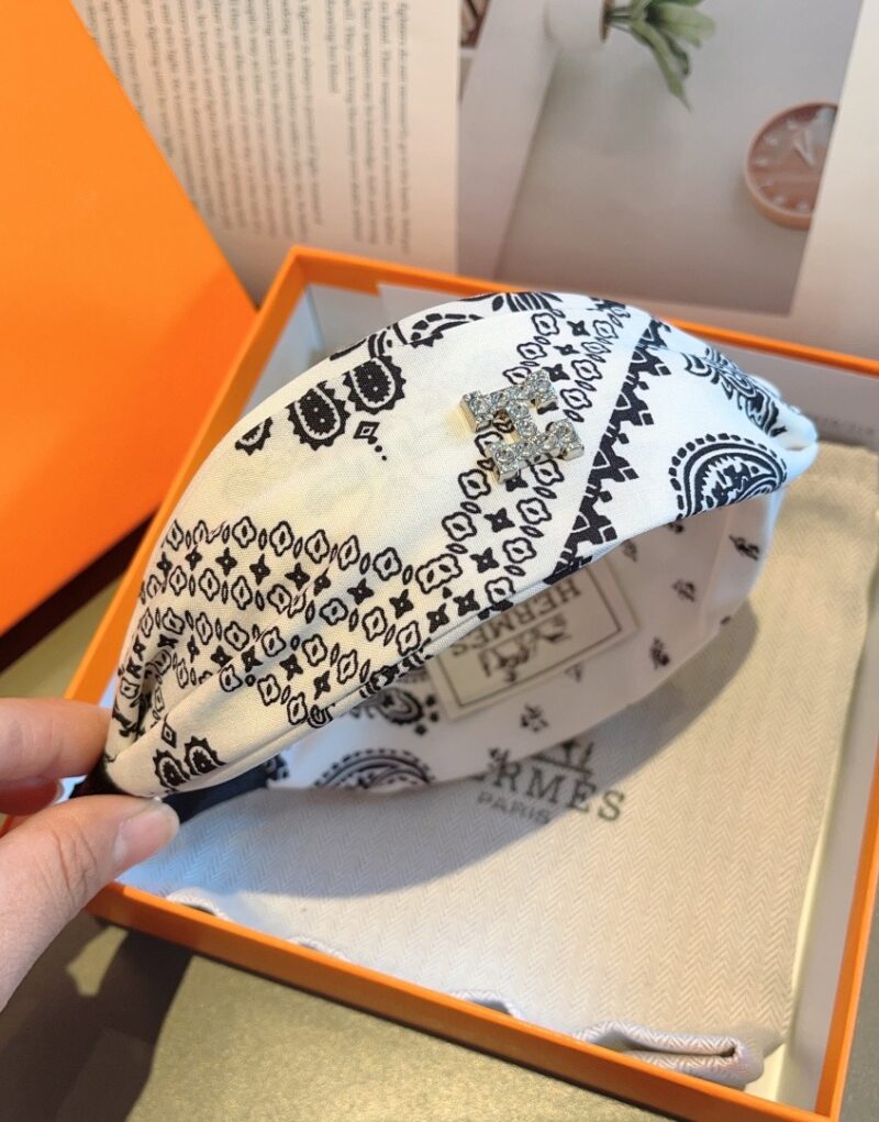 Hermes Hairband White For Women