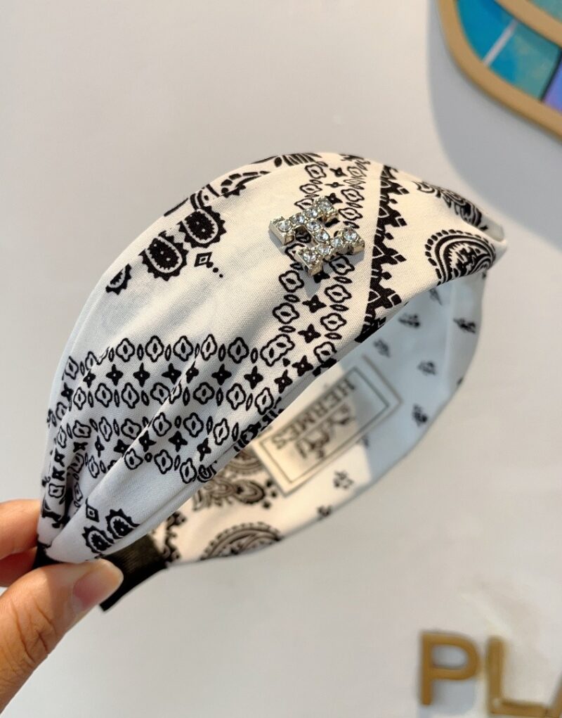 Hermes Hairband White For Women