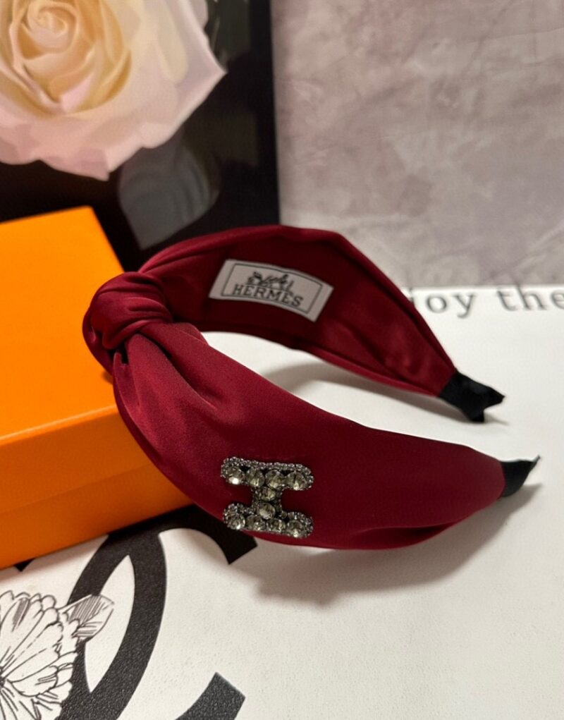 Hermes Knot Hairband Red For Women