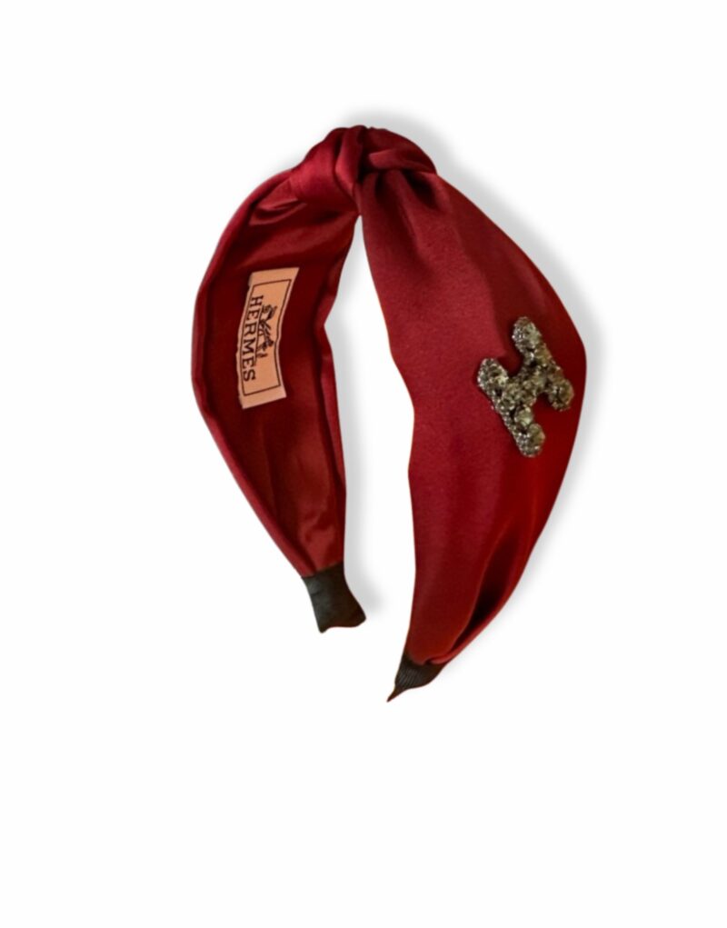 Hermes Knot Hairband Red For Women