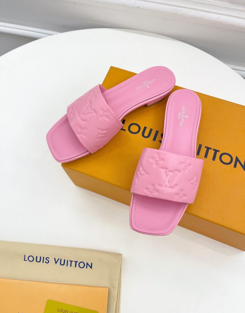 Louis Vuitton Women's Revival Flat Mule Light Pink For Women LV 1A9PA1