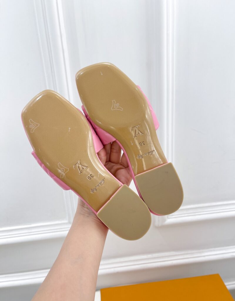Louis Vuitton Women's Revival Flat Mule Light Pink For Women LV 1A9PA1