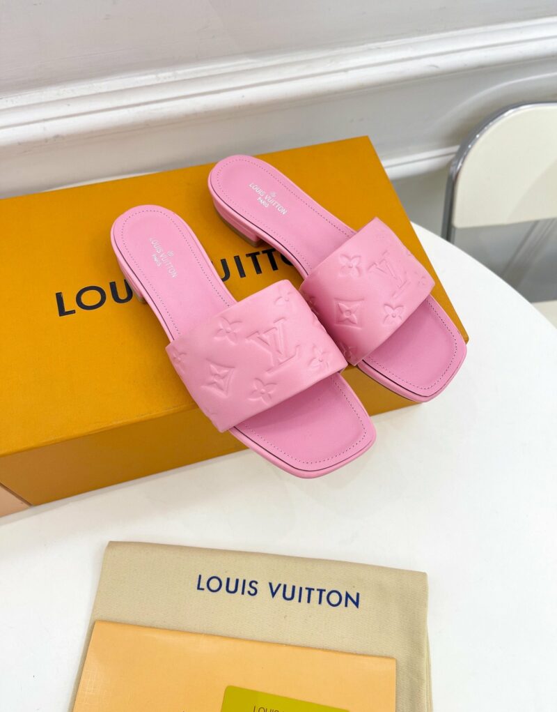 Louis Vuitton Women's Revival Flat Mule Light Pink For Women LV 1A9PA1