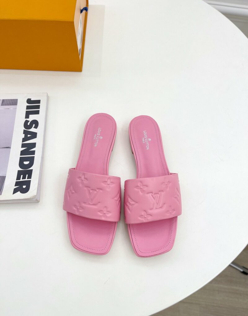 Louis Vuitton Women's Revival Flat Mule Light Pink For Women LV 1A9PA1
