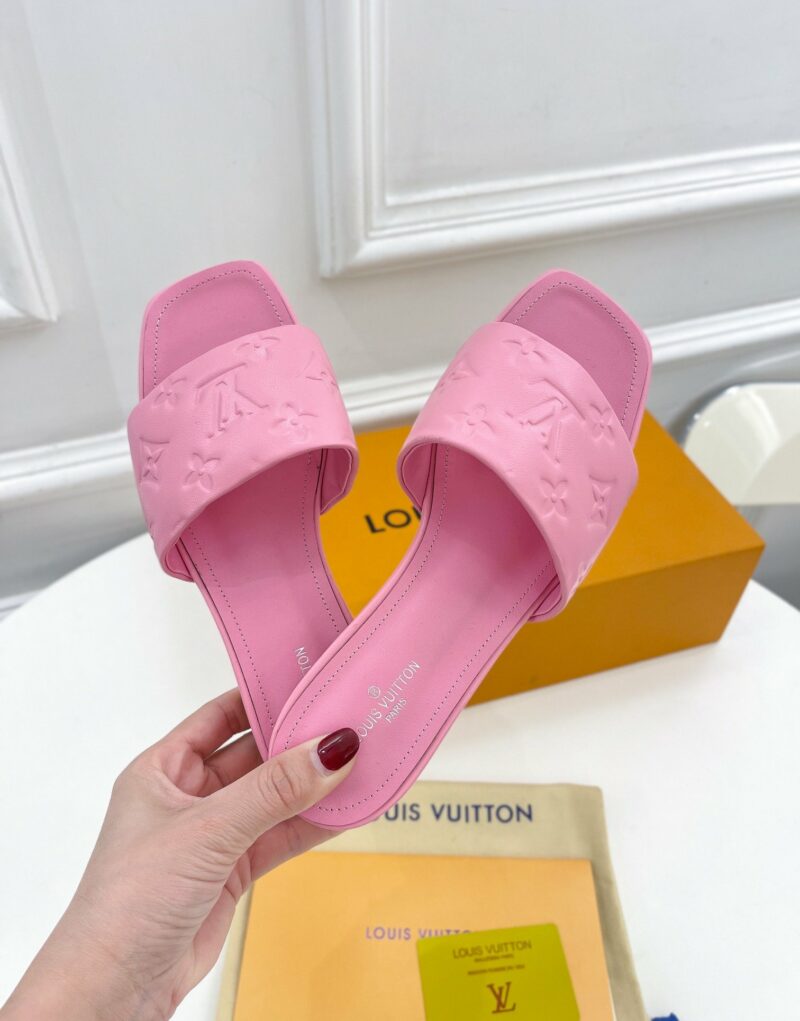 Louis Vuitton Women's Revival Flat Mule Light Pink For Women LV 1A9PA1