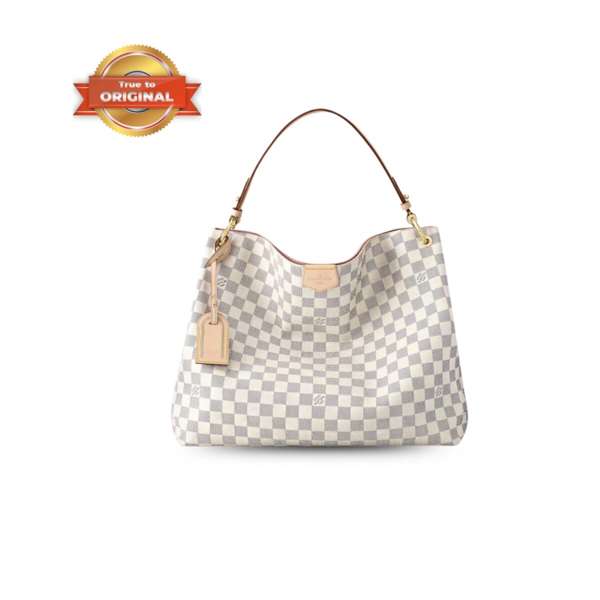 Graceful PM Bag Damier Azur Canvas