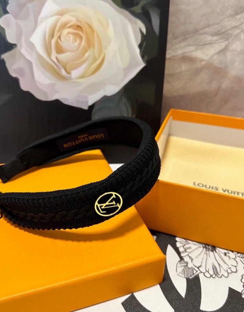 Louis Vuitton Hairband Black For Women