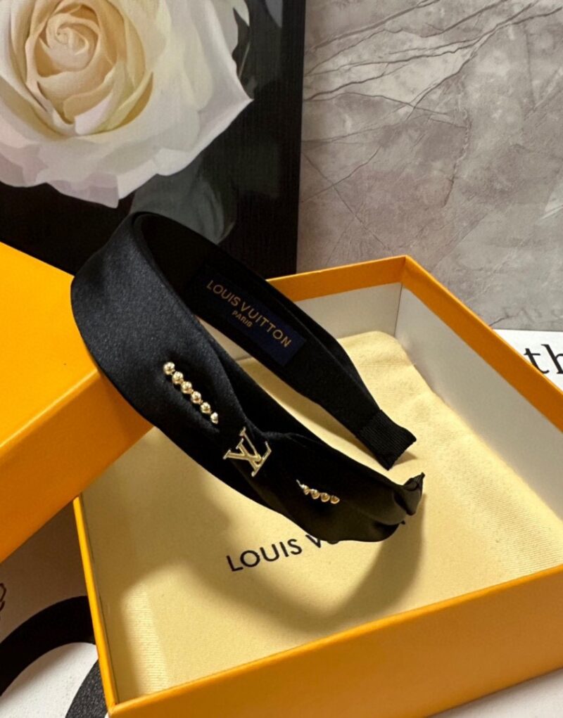 Louis Vuitton Hairband Black For Women