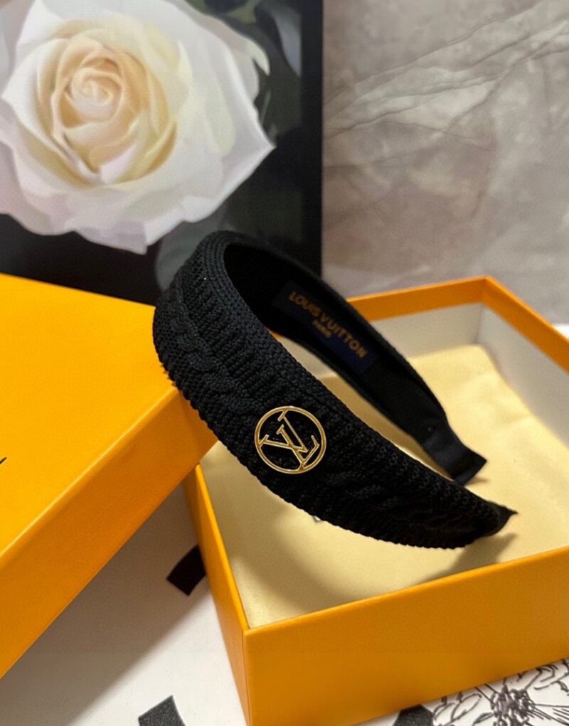 Louis Vuitton Hairband Black For Women