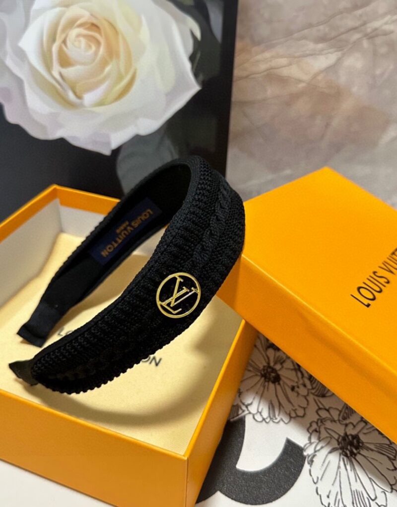 Louis Vuitton Hairband Black For Women