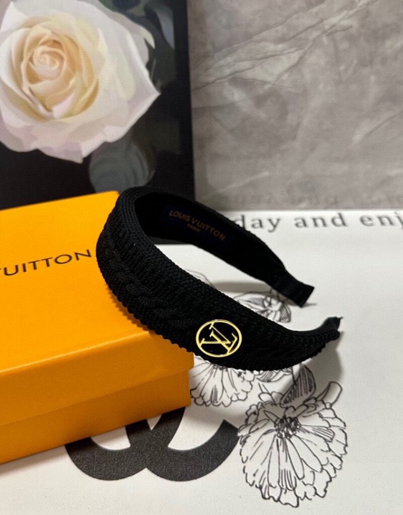 Louis Vuitton Hairband Black For Women