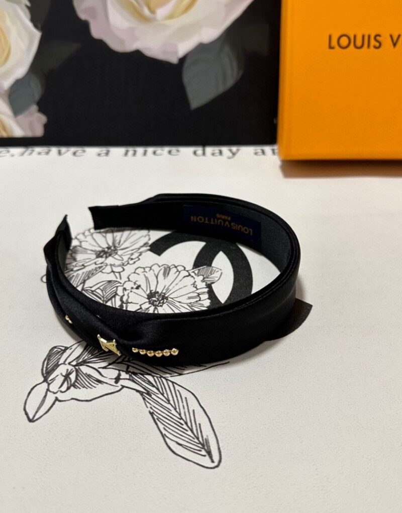 Louis Vuitton Hairband Black For Women