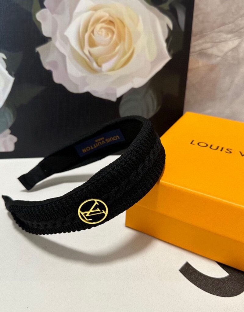 Louis Vuitton Hairband Black For Women