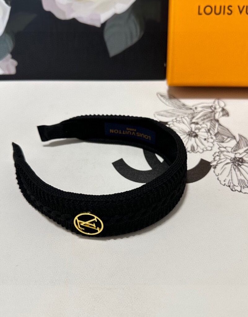 Louis Vuitton Hairband Black For Women