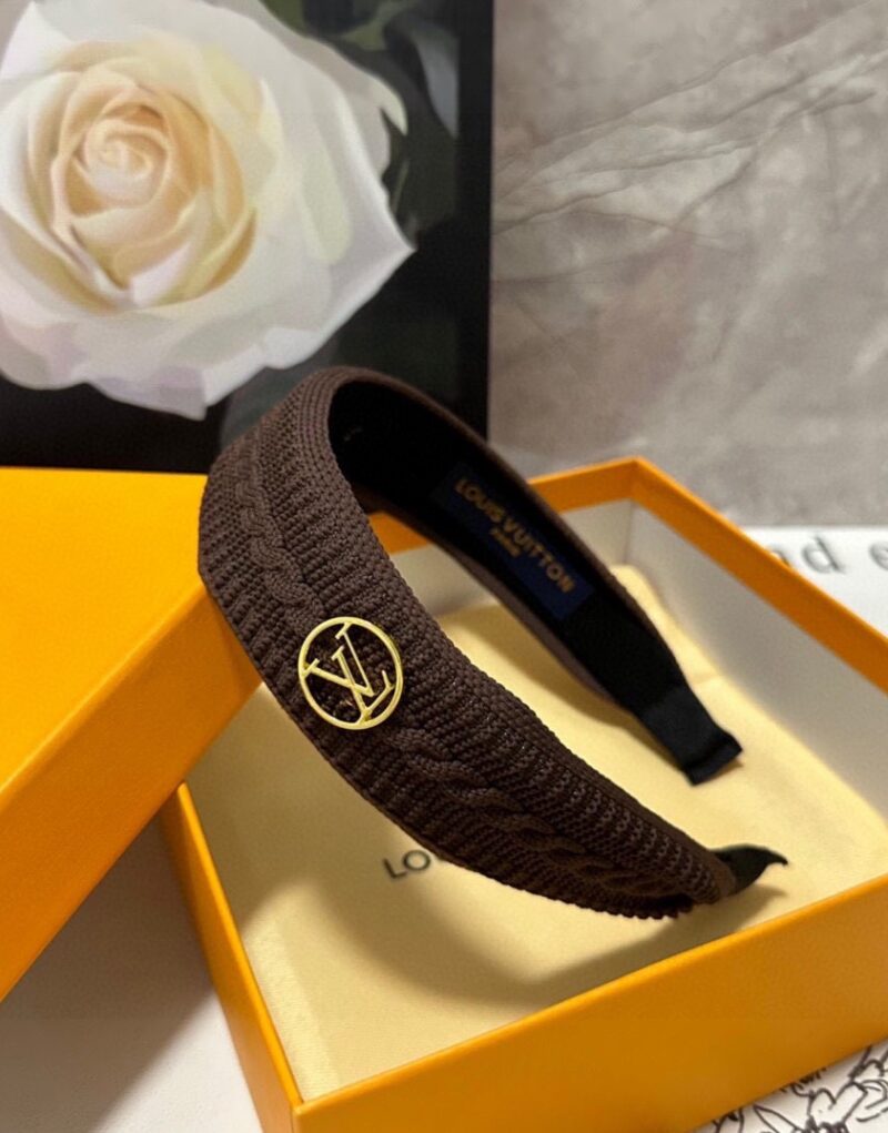 Louis Vuitton Hairband Brown For Women