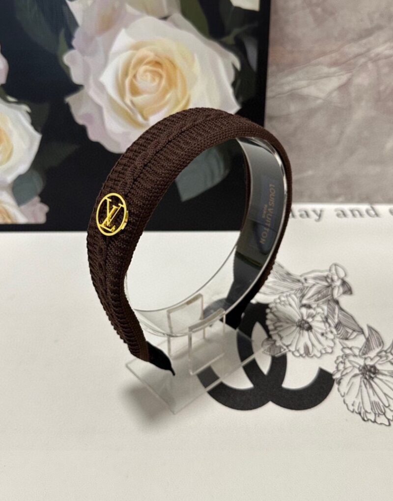 Louis Vuitton Hairband Brown For Women