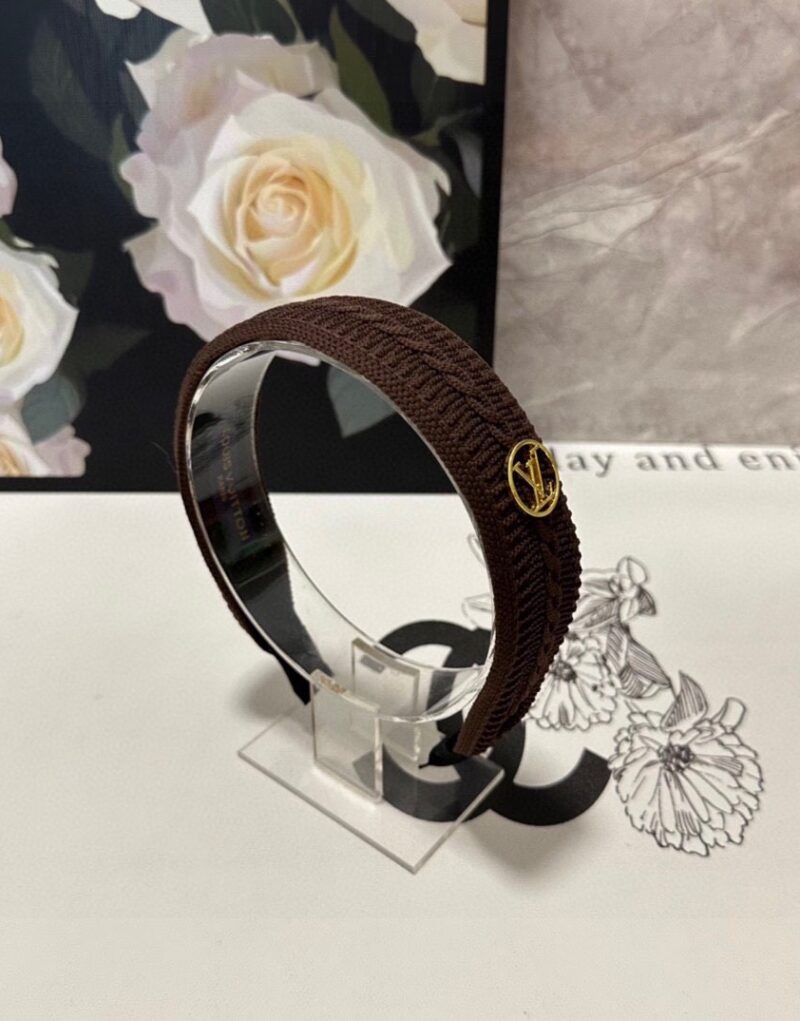 Louis Vuitton Hairband Brown For Women