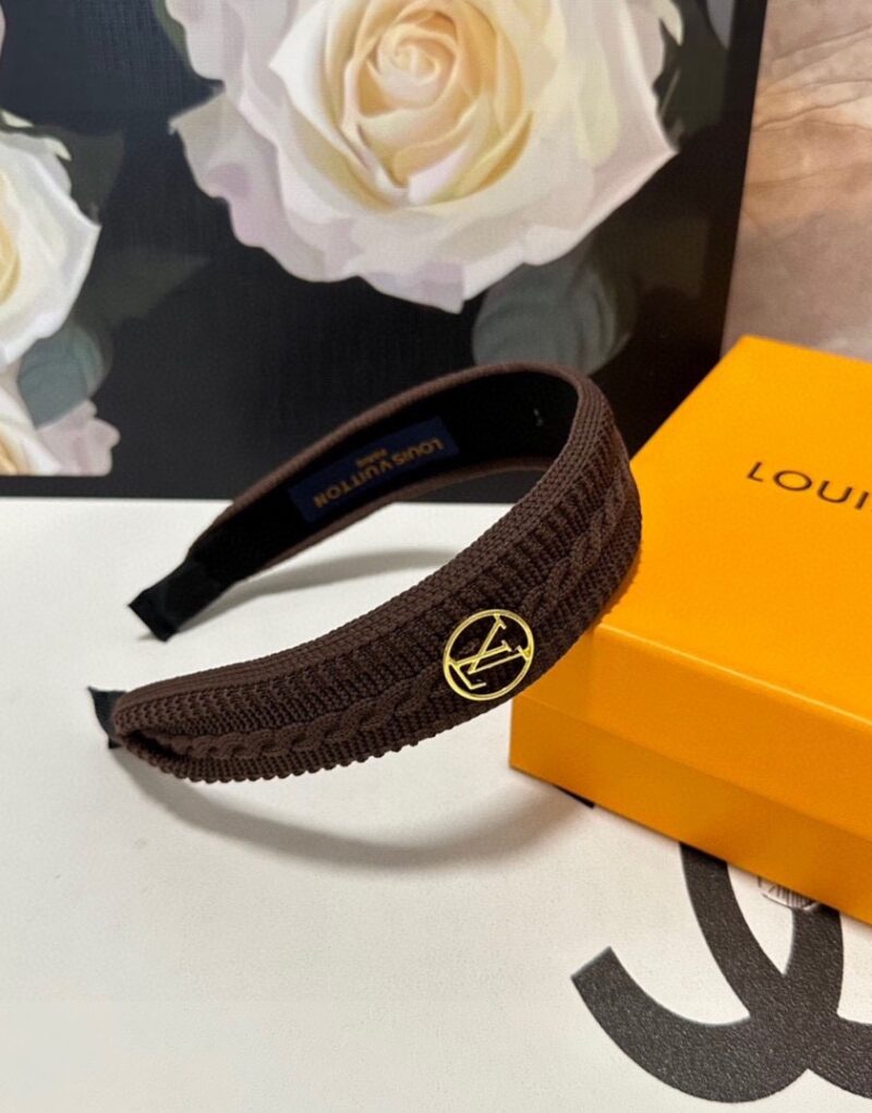 Louis Vuitton Hairband Brown For Women