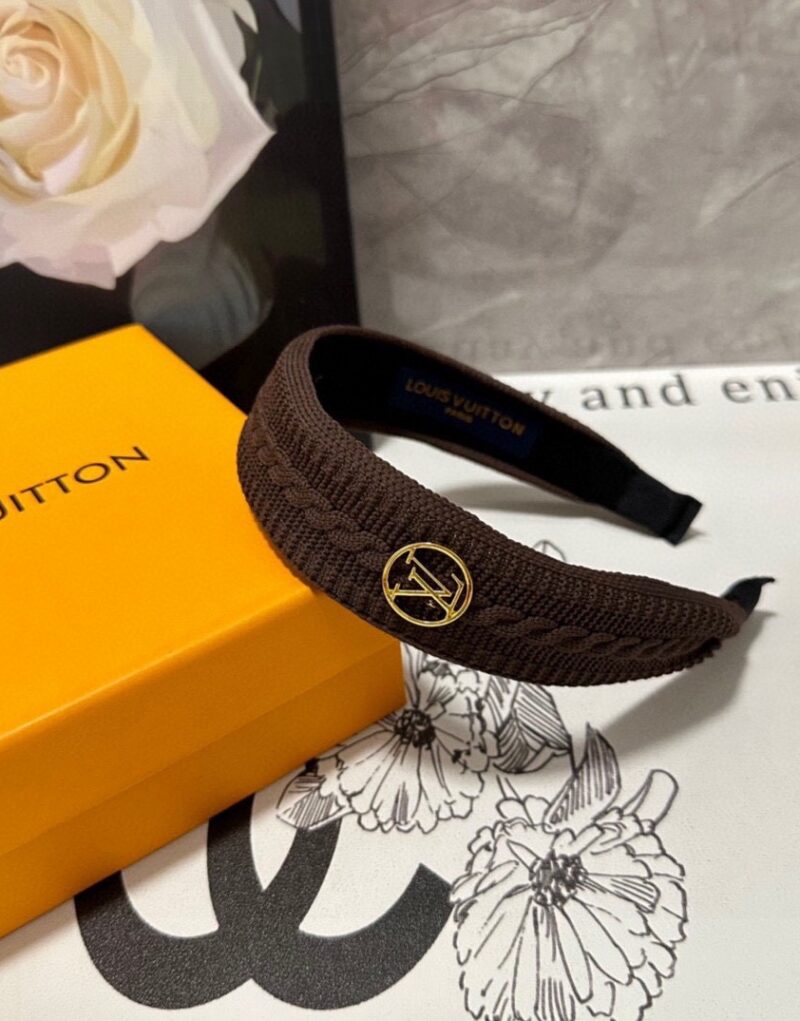 Louis Vuitton Hairband Brown For Women