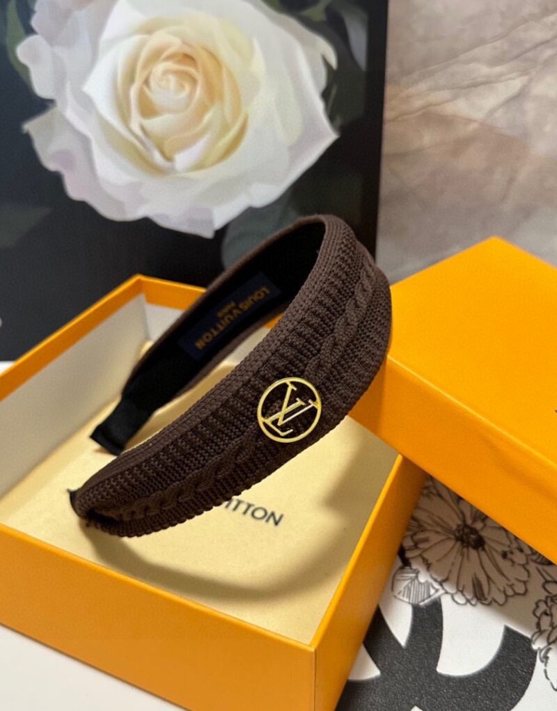 Louis Vuitton Hairband Brown For Women