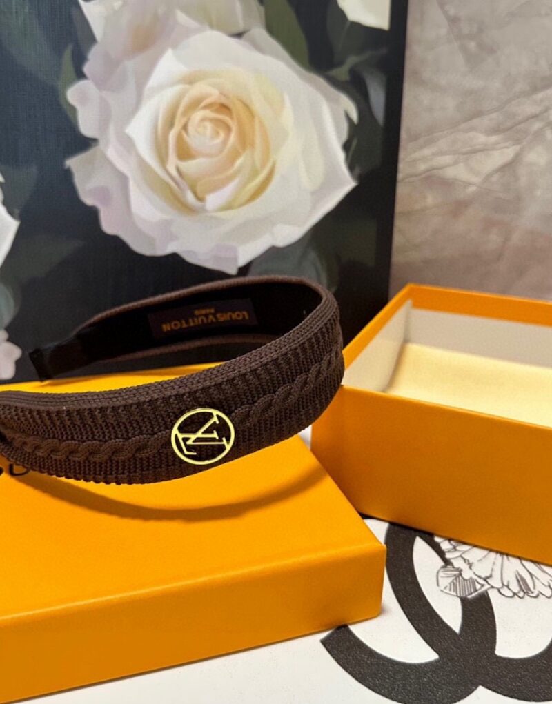 Louis Vuitton Hairband Brown For Women