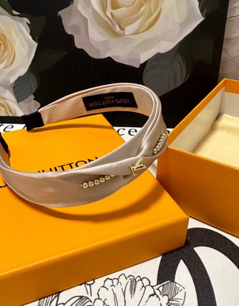 Louis Vuitton Hairband Beige For Women