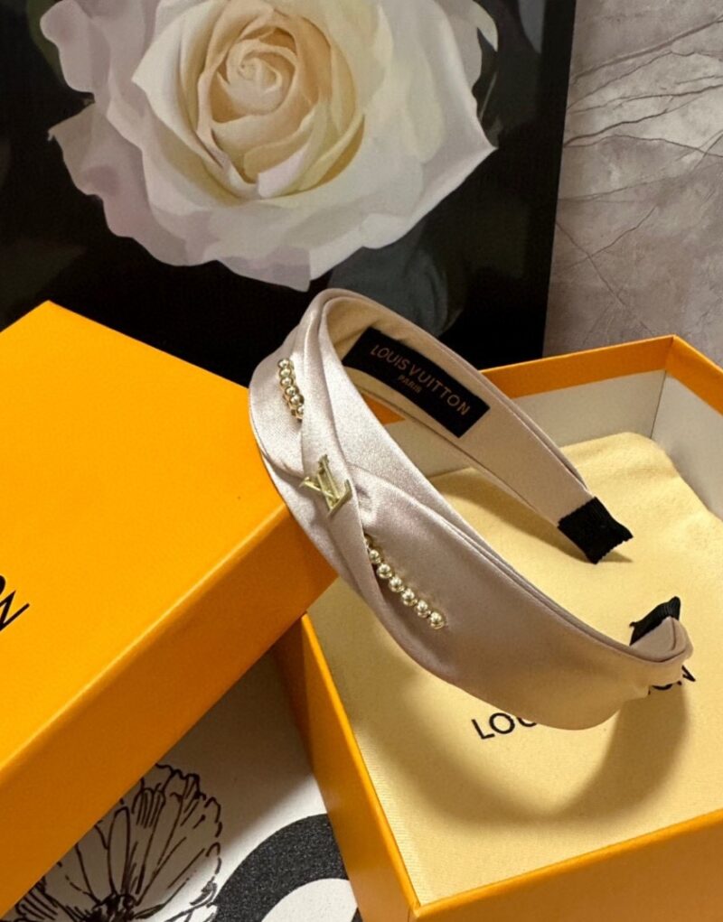 Louis Vuitton Hairband Beige For Women