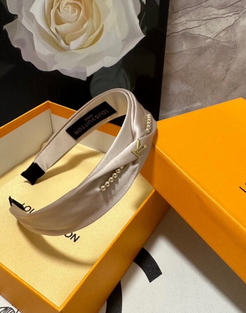 Louis Vuitton Hairband Beige For Women