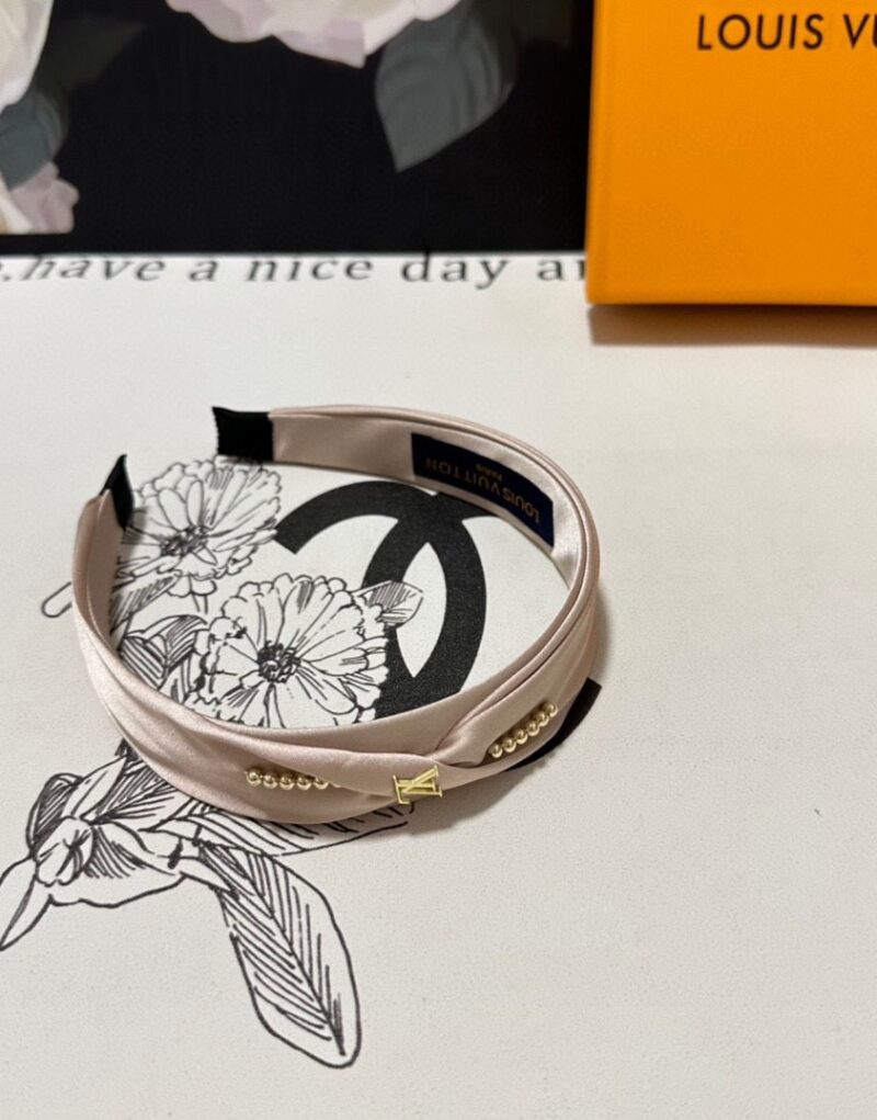 Louis Vuitton Hairband Beige For Women
