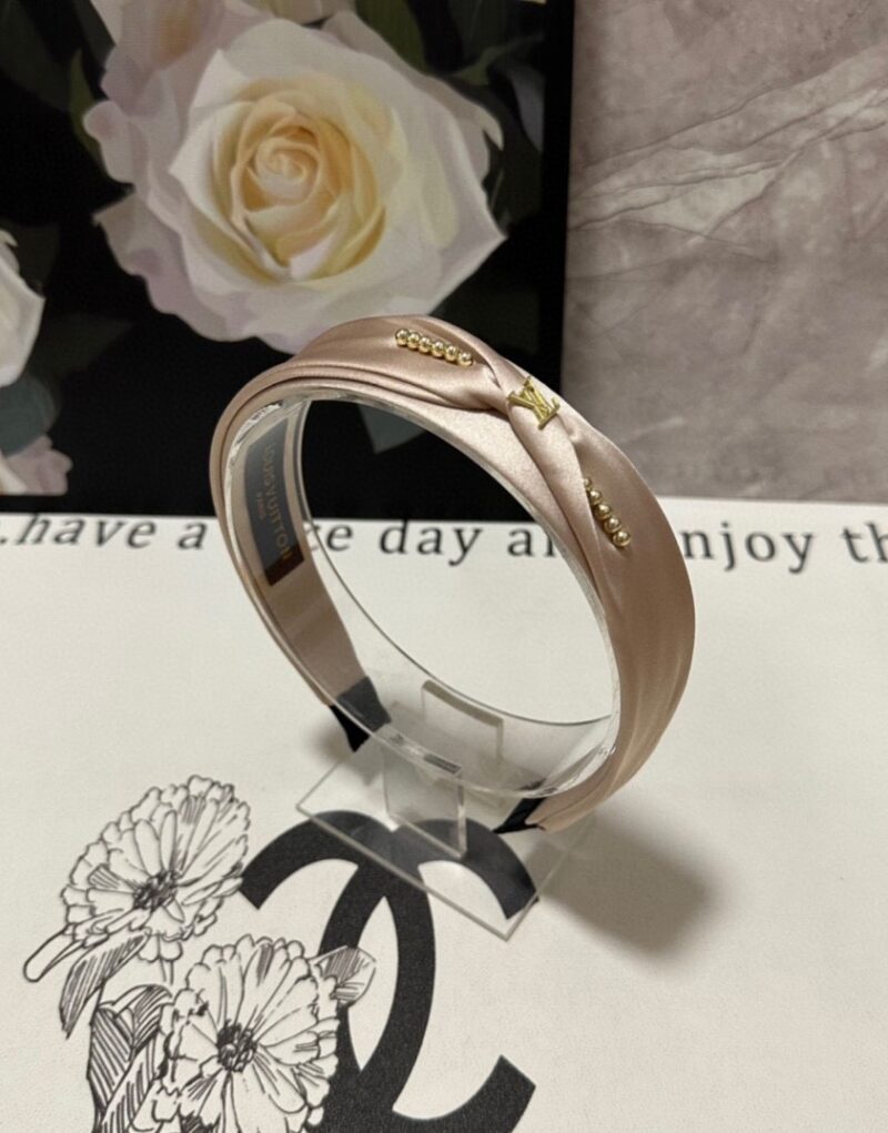 Louis Vuitton Hairband Beige For Women