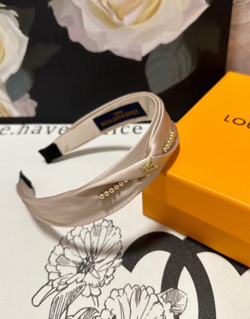 Louis Vuitton Hairband Beige For Women