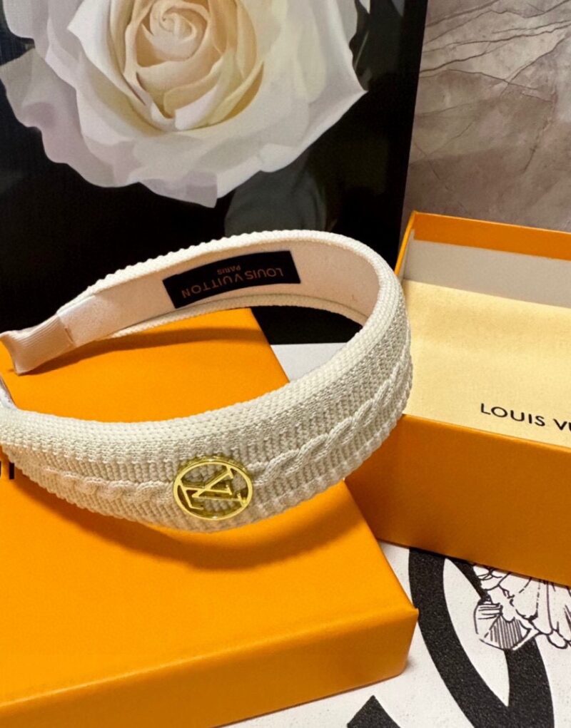 Louis Vuitton Hairband White For Women
