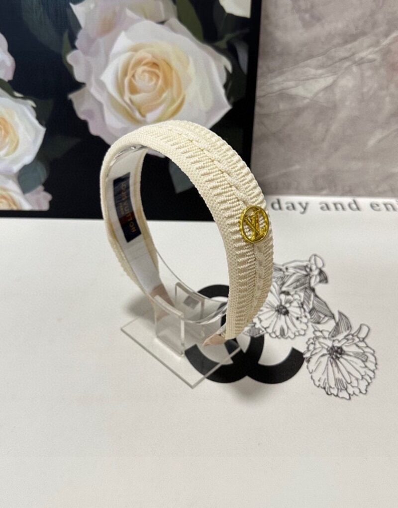 Louis Vuitton Hairband White For Women
