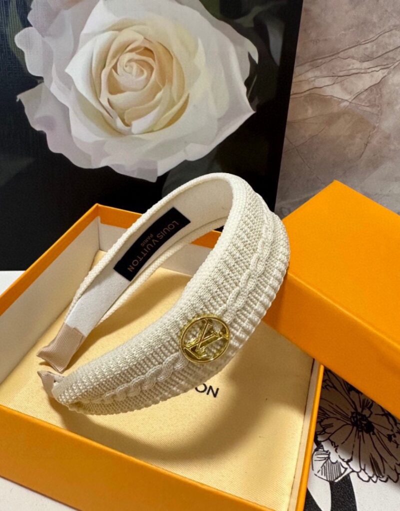 Louis Vuitton Hairband White For Women