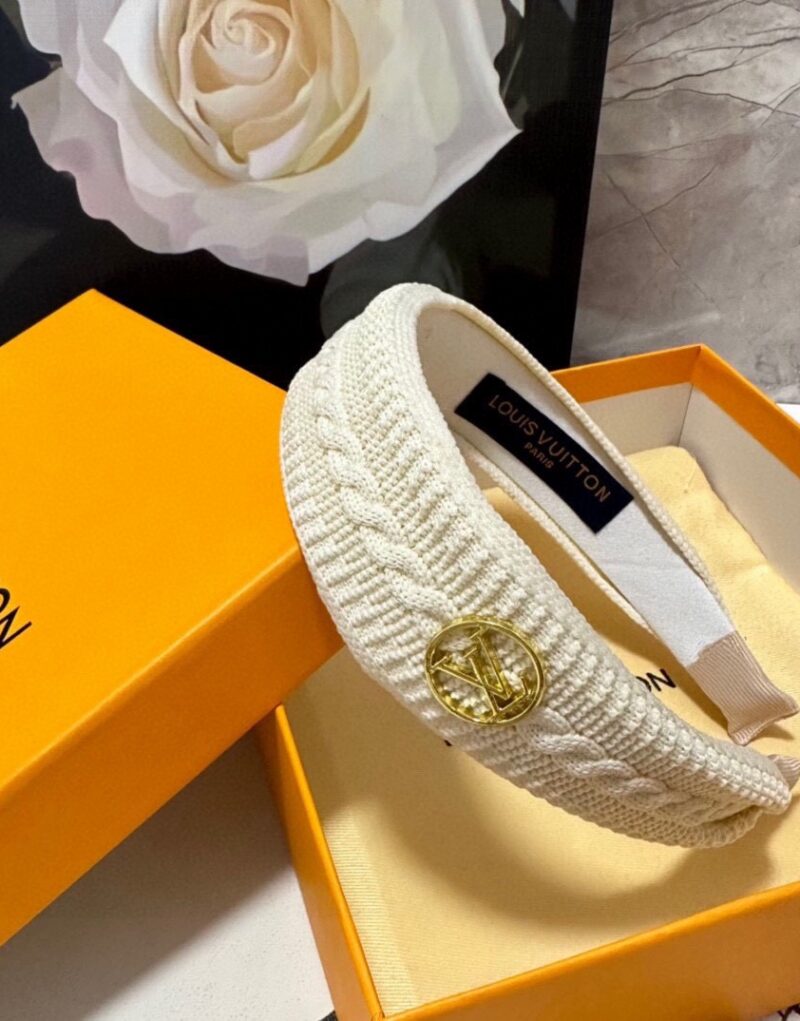 Louis Vuitton Hairband White For Women