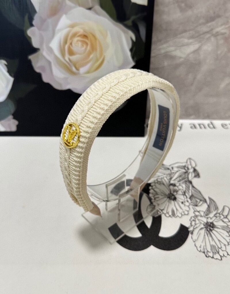 Louis Vuitton Hairband White For Women