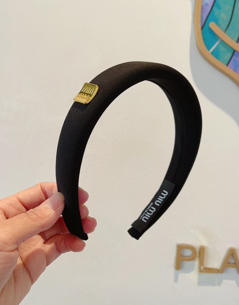 Miu Miu Hairband Black For Women