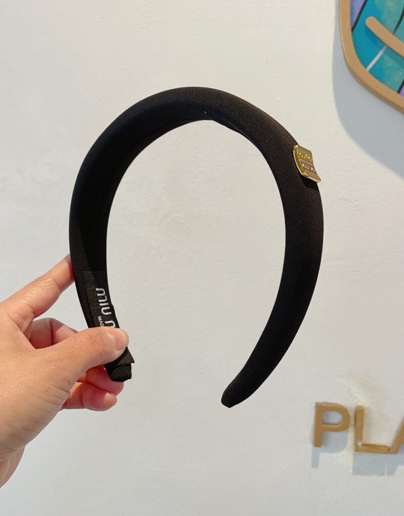 Miu Miu Hairband Black For Women
