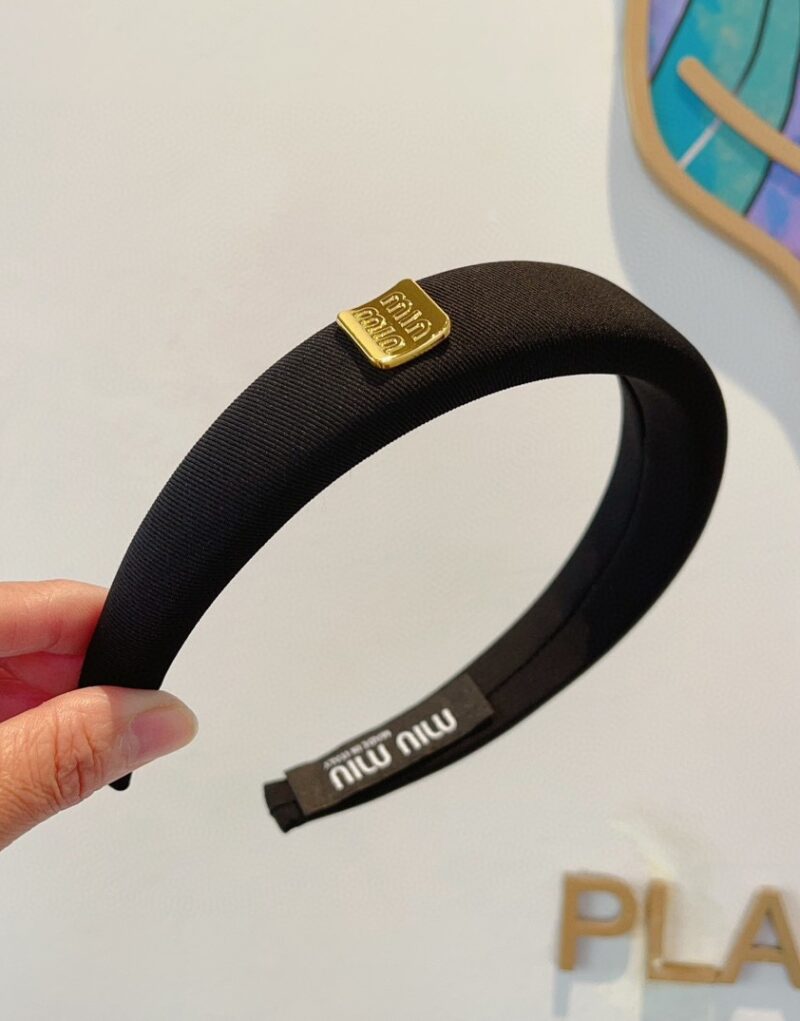 Miu Miu Hairband Black For Women